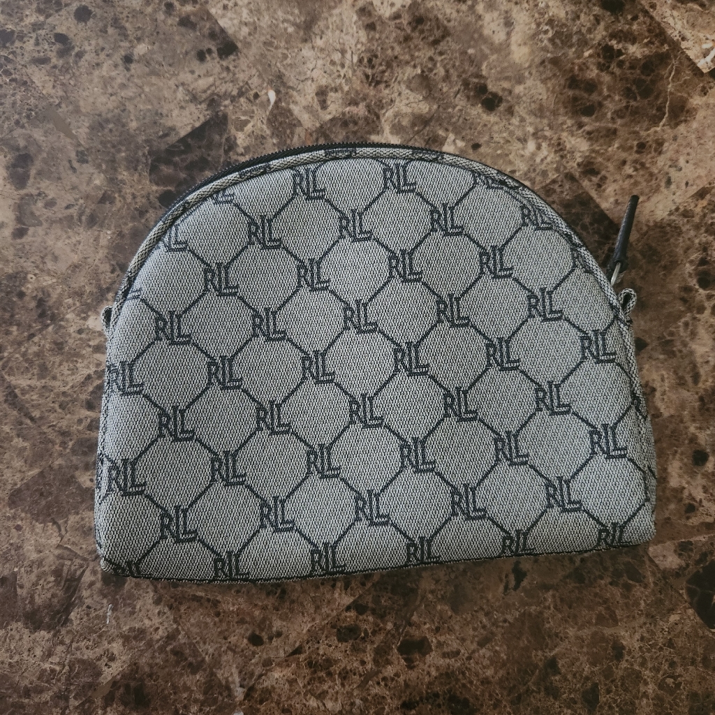 Lauren Ralph Lauren Gray Makeup Pouch